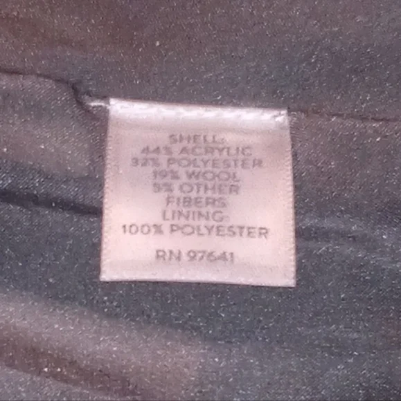 J Jill Plaid & Fringed Skirt Grey Blue Green Size 14P Lined - Picture 9 of 9